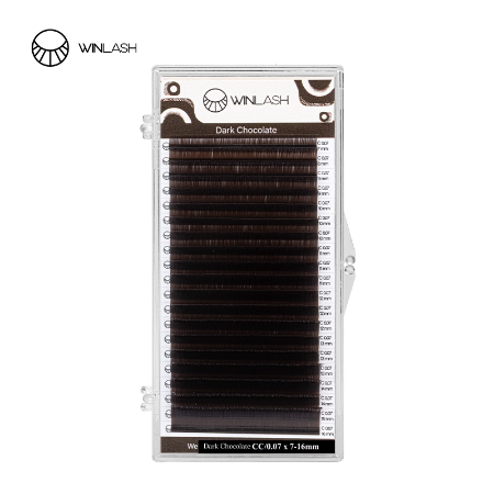 پالت مژه شکلاتی تیره Dark Chocolate وینلش (Winlash)-وینلش